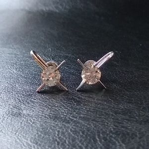 Cee Tee vintage sterling silver earrings